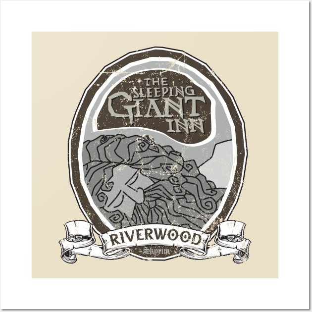 The Sleeping Giant Inn Wall Art by MindsparkCreative